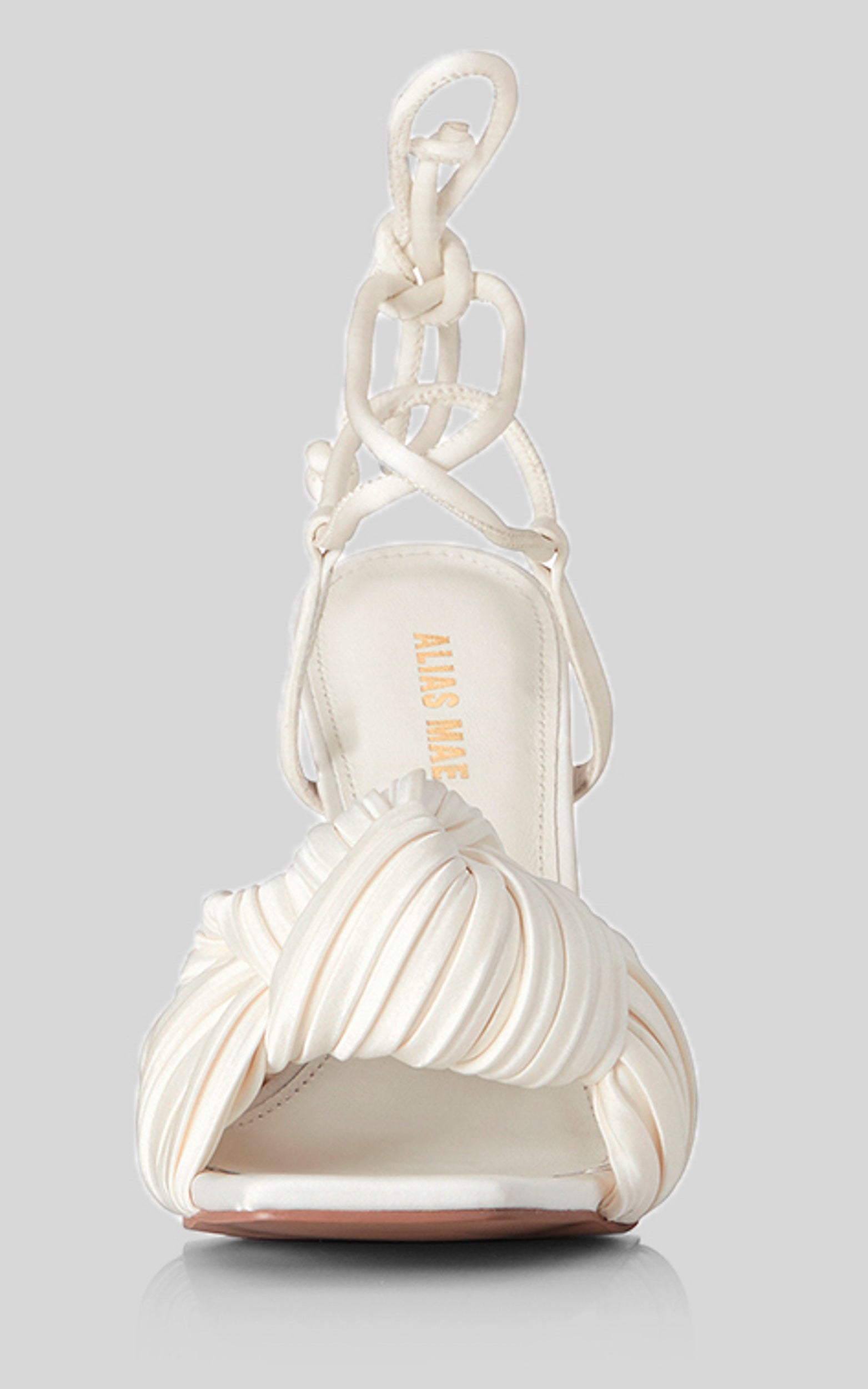 Alias Mae - Mina Heels in Ivory Satin