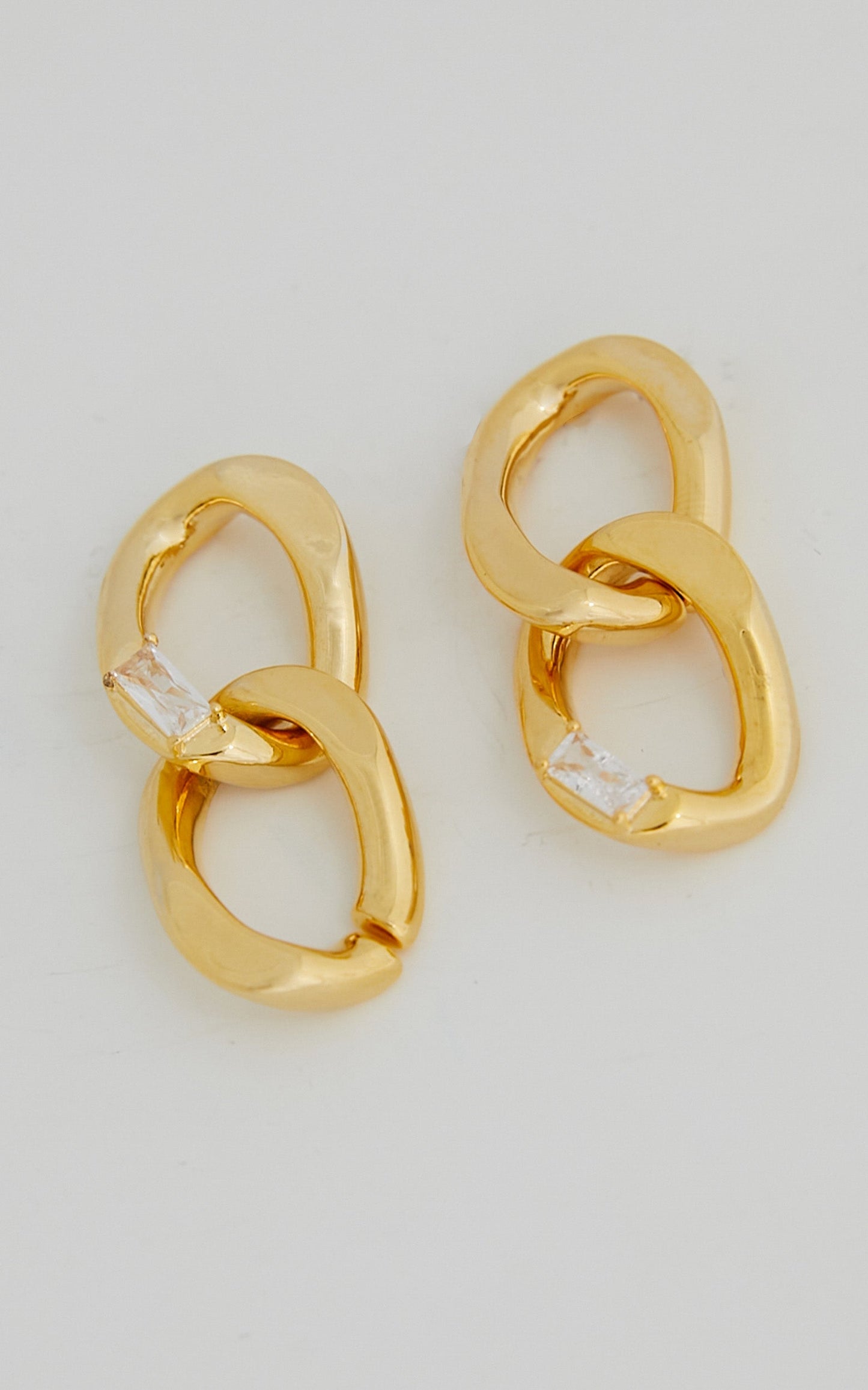 Parvine Drop Earrings in Gold
