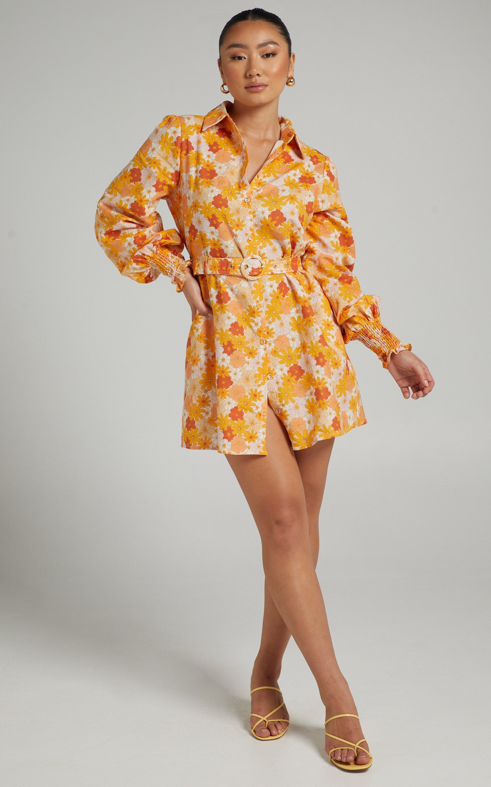 Charlie Holiday - Jagger Dress in Seventies Floral