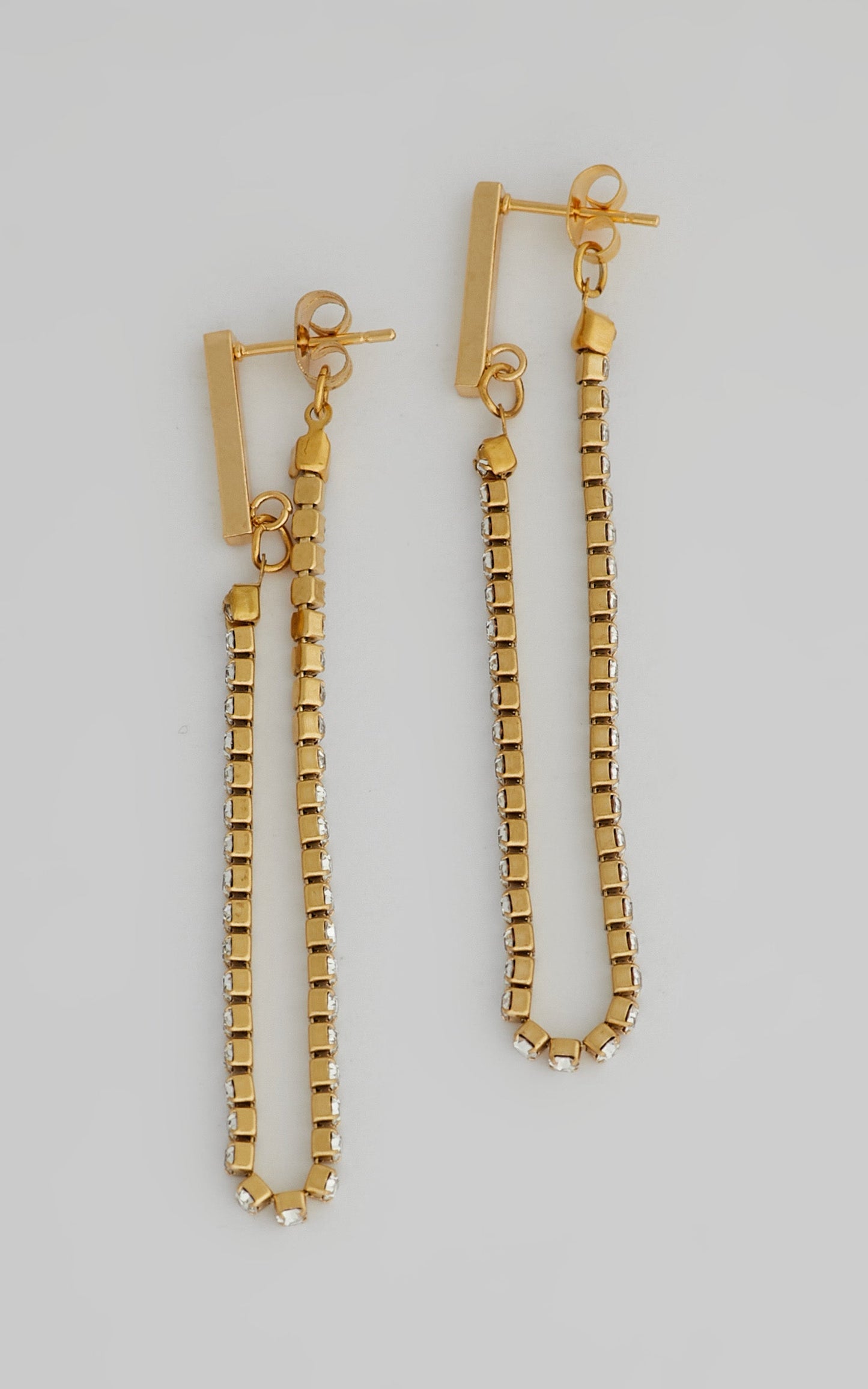 Rosaline Drop Earrings in Gold