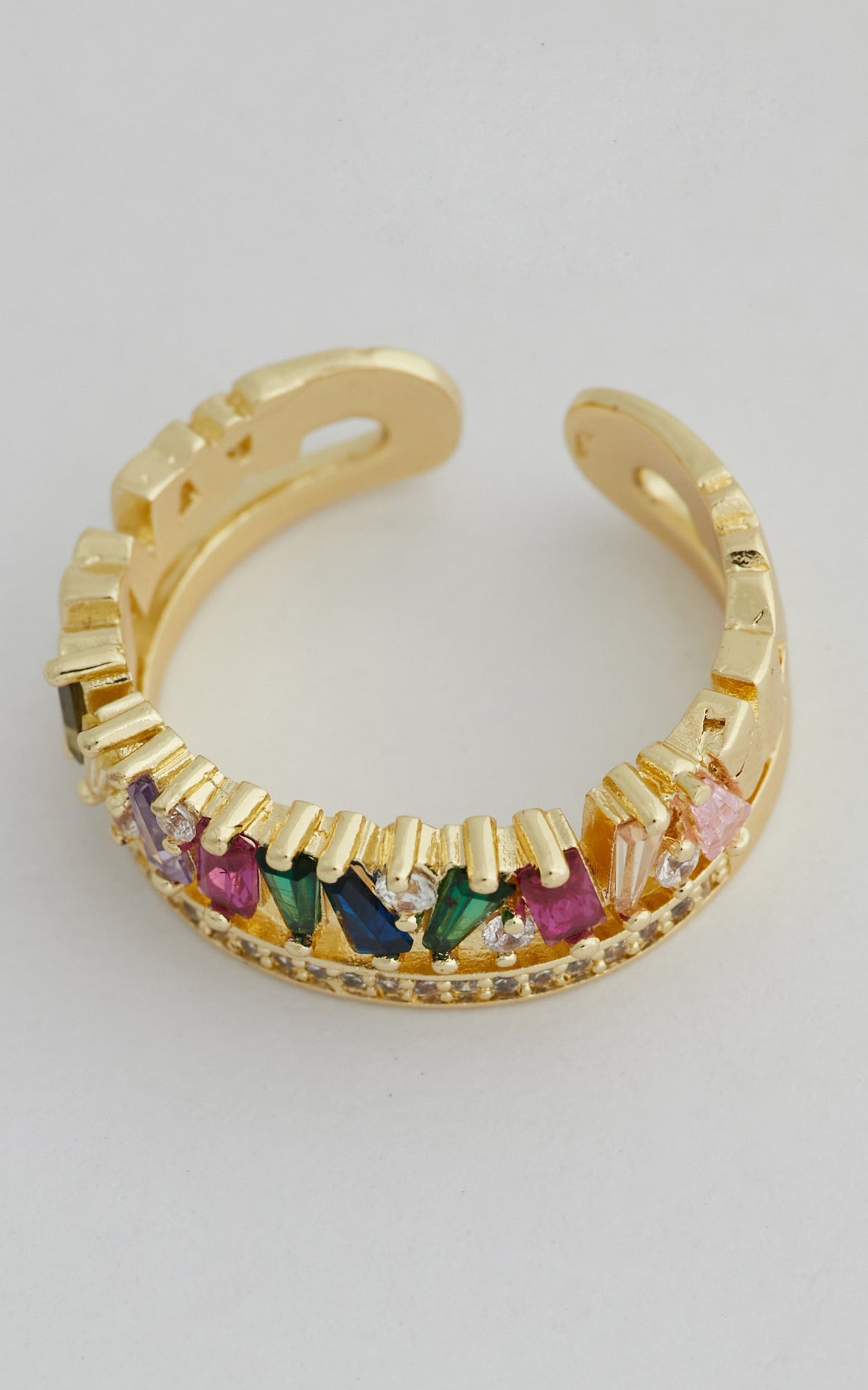 Rosheanne Multi Stone Ring in Multi