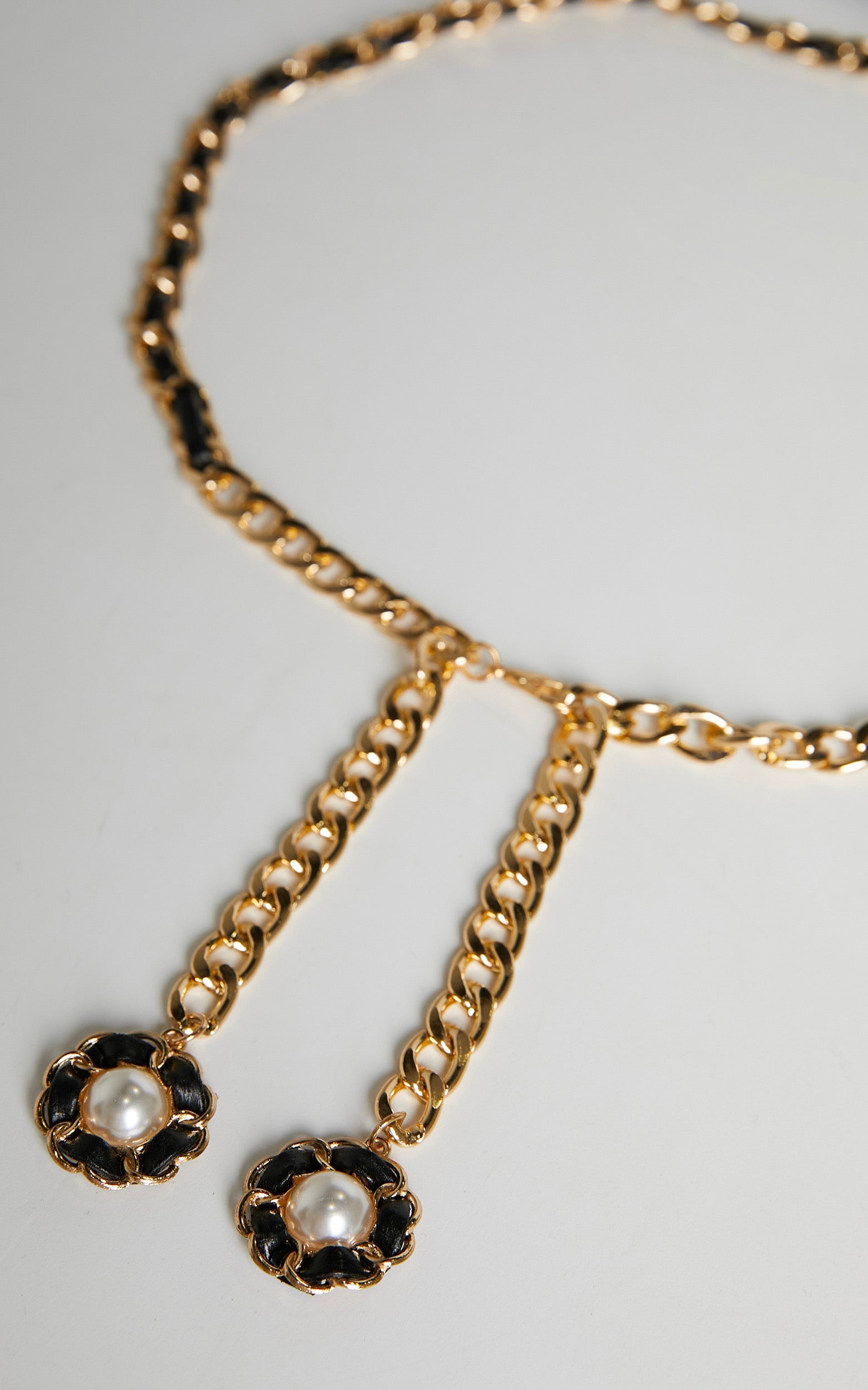 Sylvonna Chain Belt in Gold