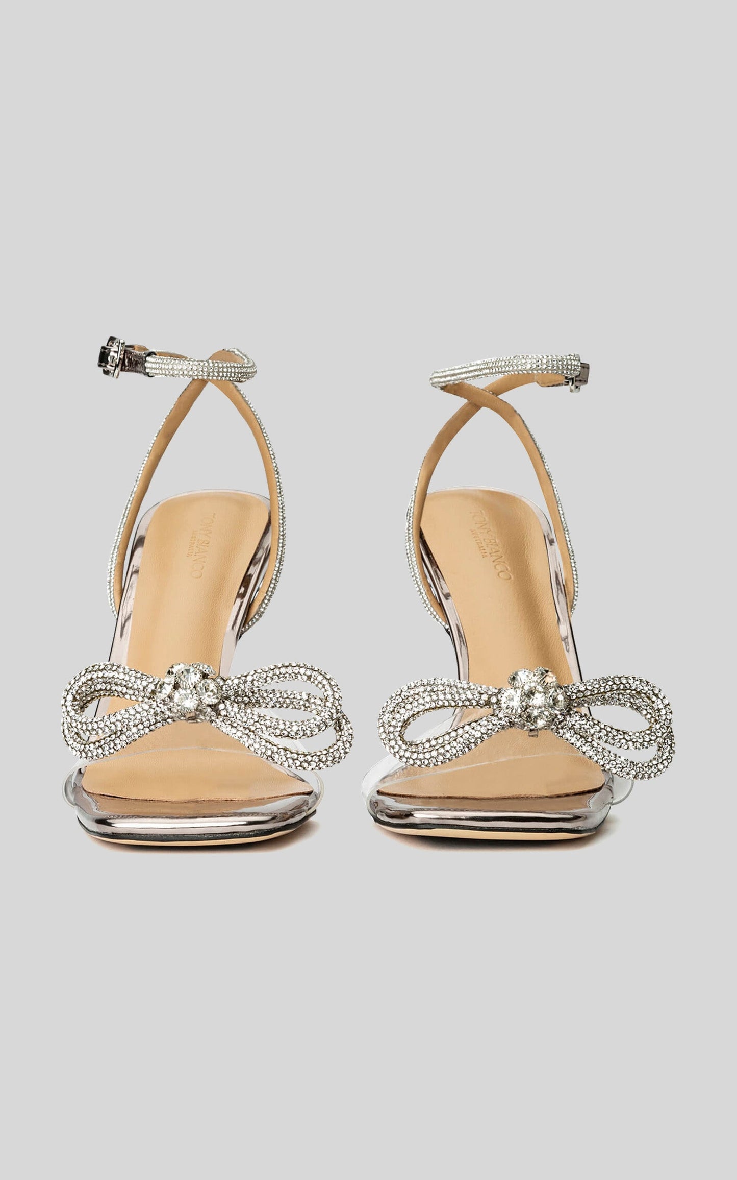 TONY BIANCO - FRANZ HEEL in Gunmetal Shine