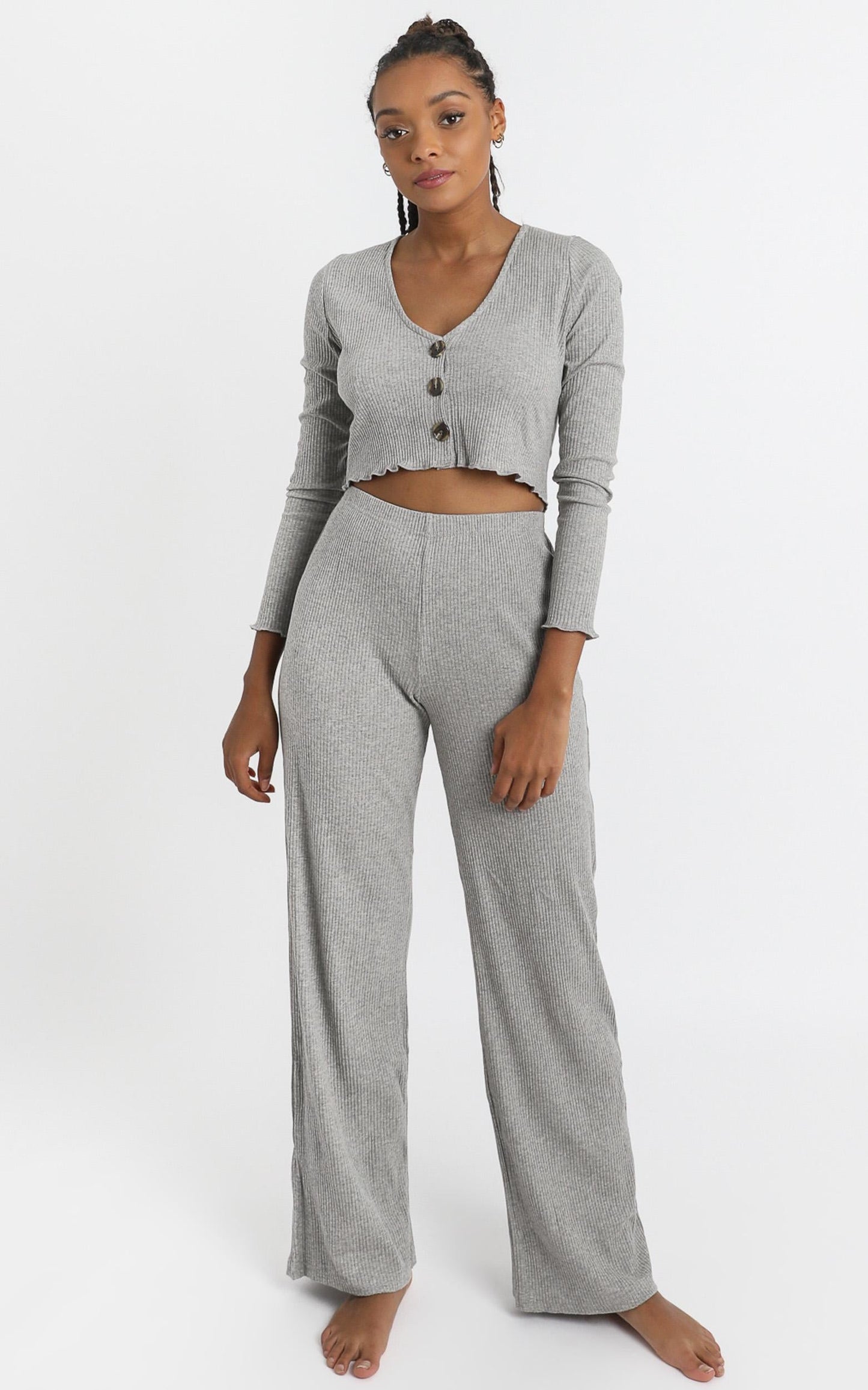 Bellamy Two Piece Set in Grey
