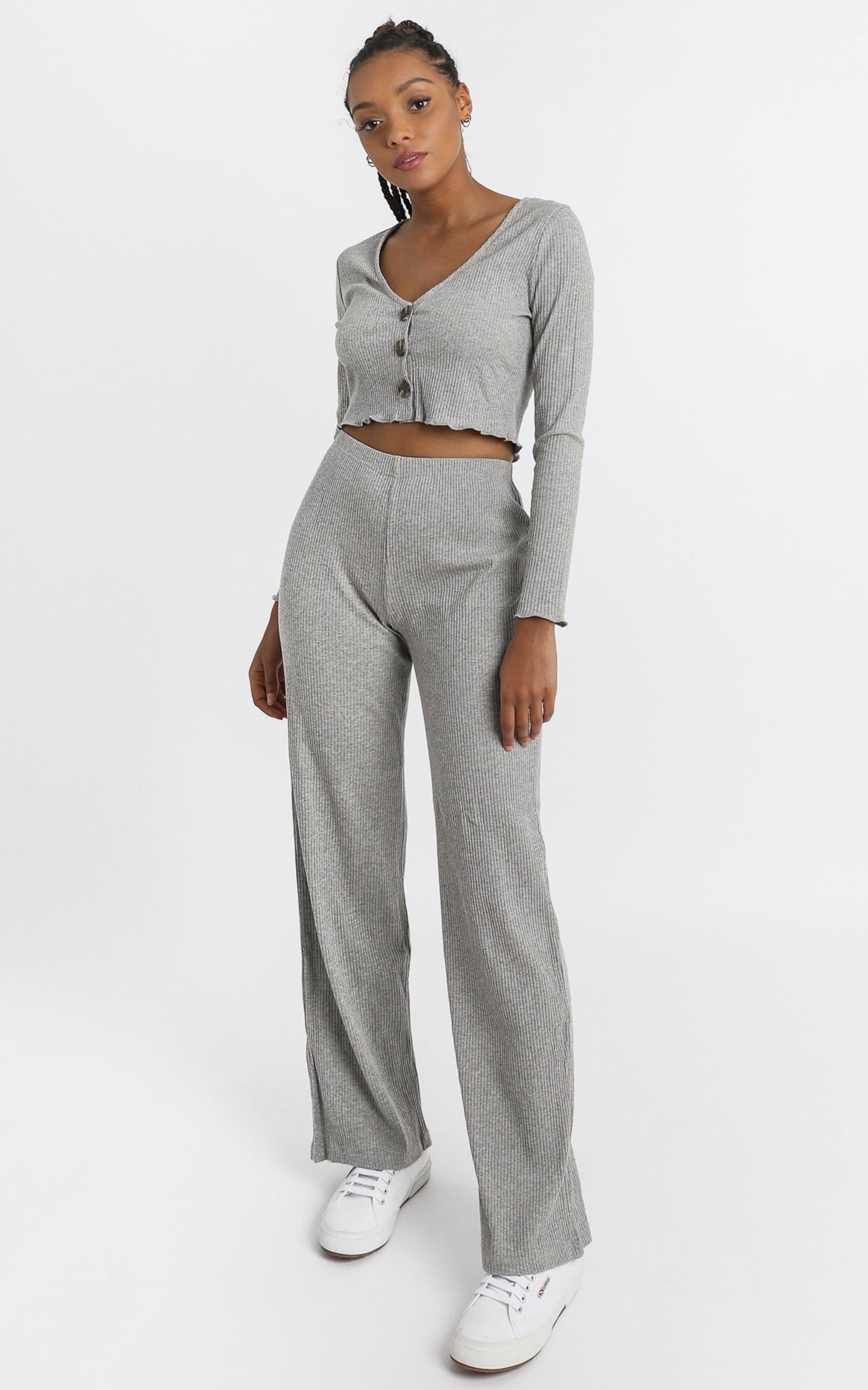 Bellamy Two Piece Set in Grey