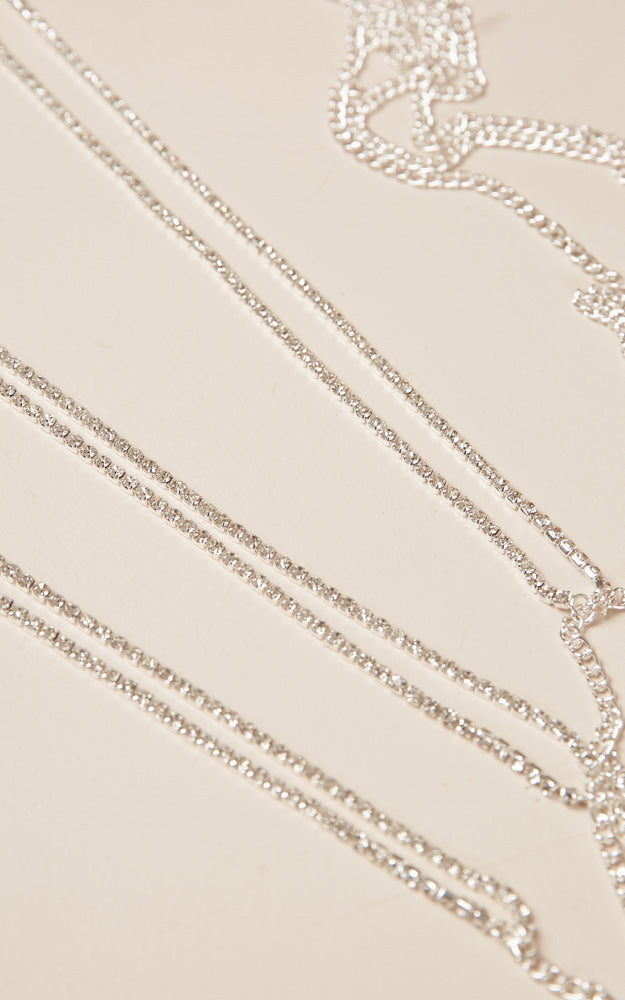 Forever Changing thigh chain in silver