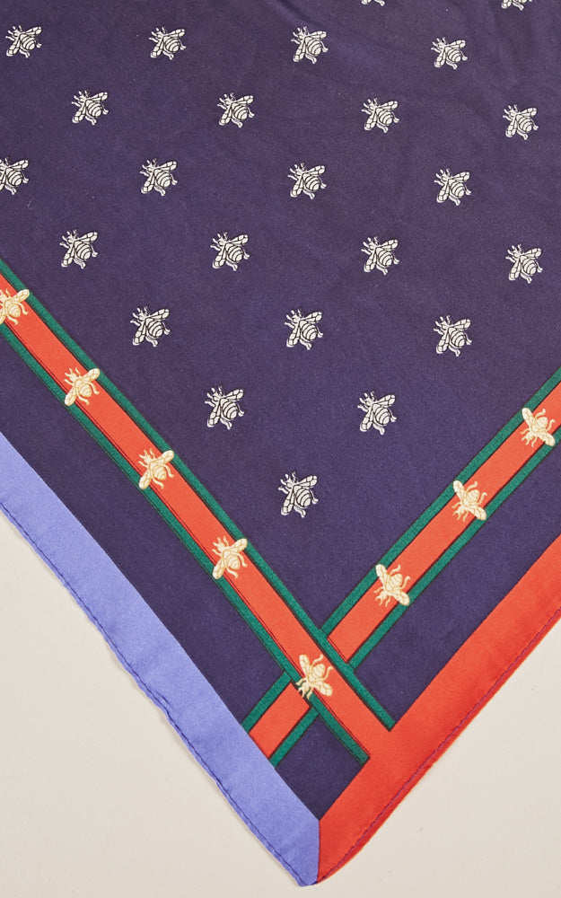 Santa Monica neck scarf in blue