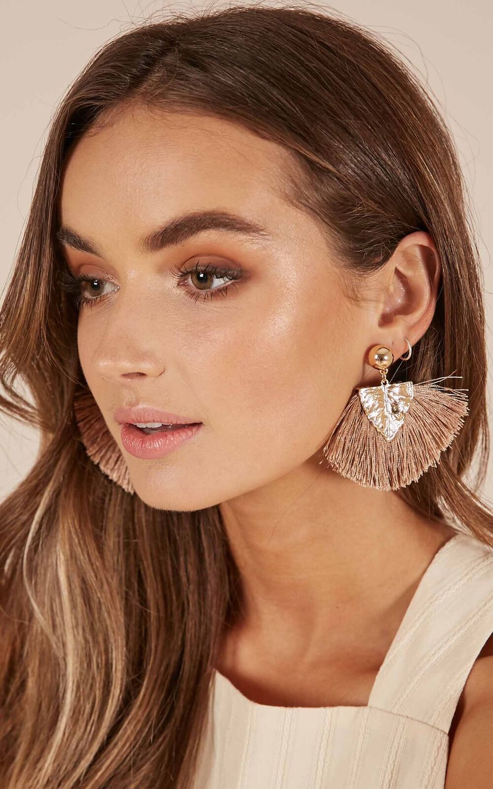 Lovebug earrings in gold