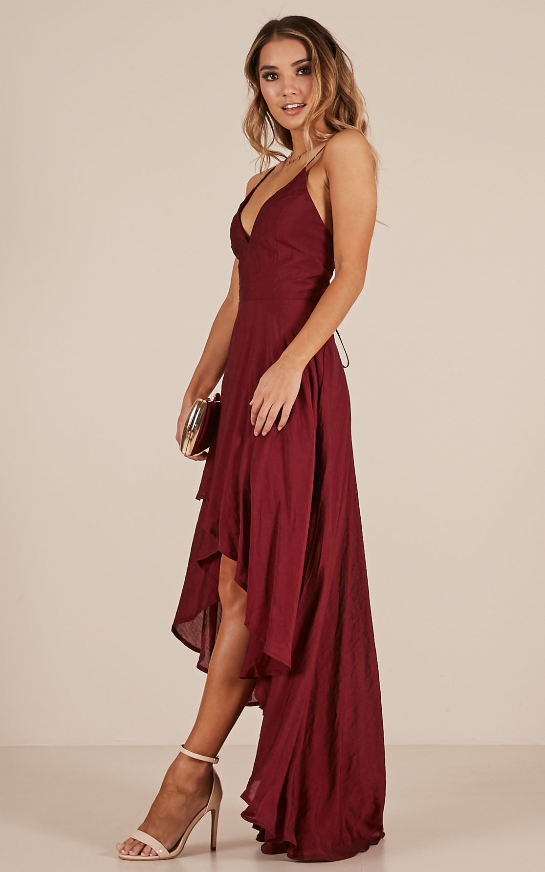 Make You Smile Dress In Wine