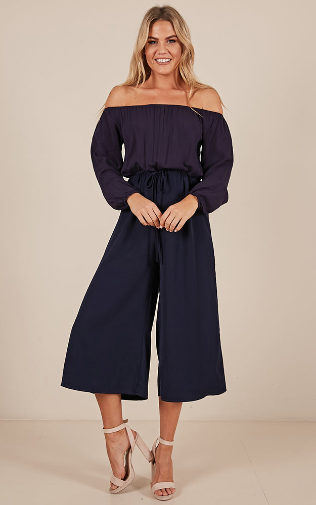 Master Of Disguise Jumpsuit In Navy