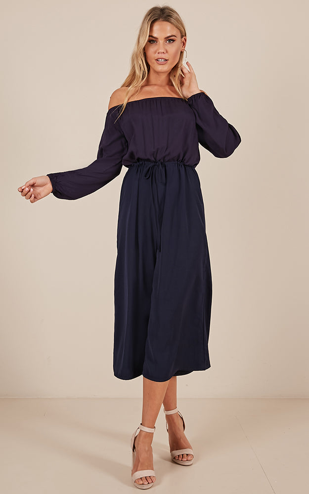 Master Of Disguise Jumpsuit In Navy