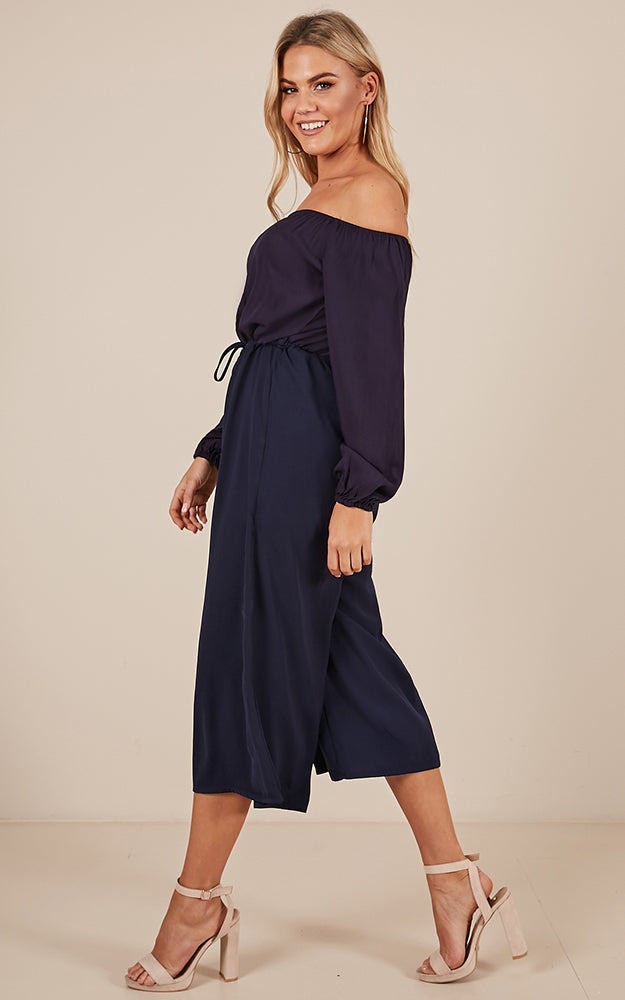 Master Of Disguise Jumpsuit In Navy