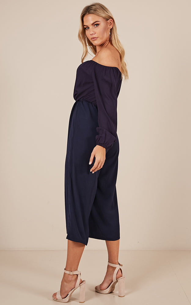 Master Of Disguise Jumpsuit In Navy