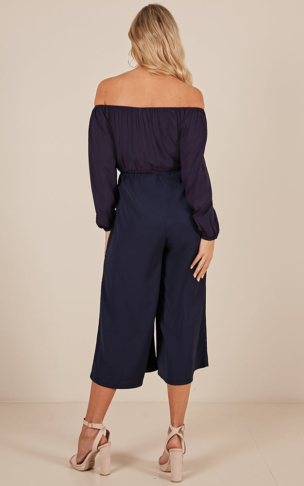 Master Of Disguise Jumpsuit In Navy