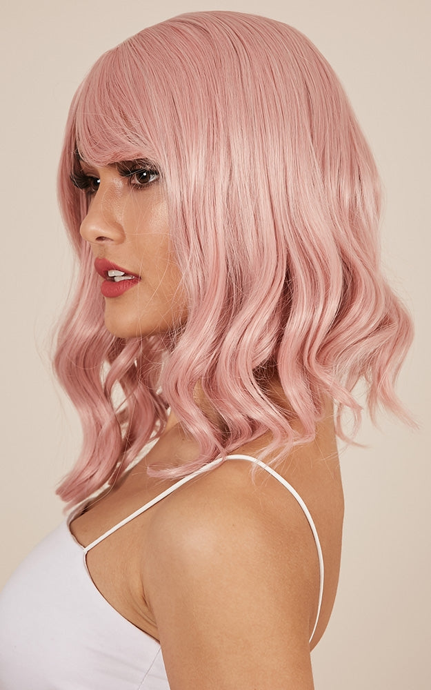 Katy Synthetic wig in rose