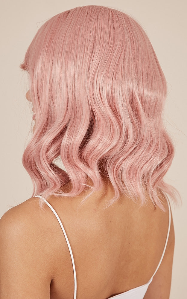 Katy Synthetic wig in rose