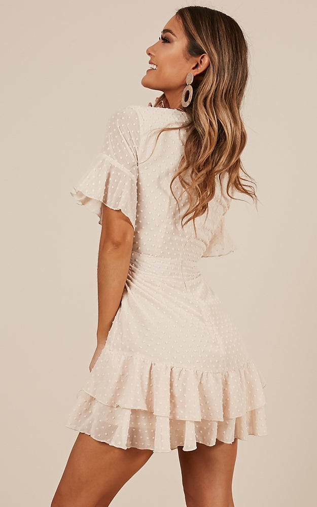 Know What You Want Dress In Beige