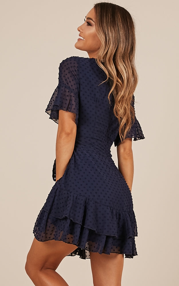 Know What You Want Dress In Navy