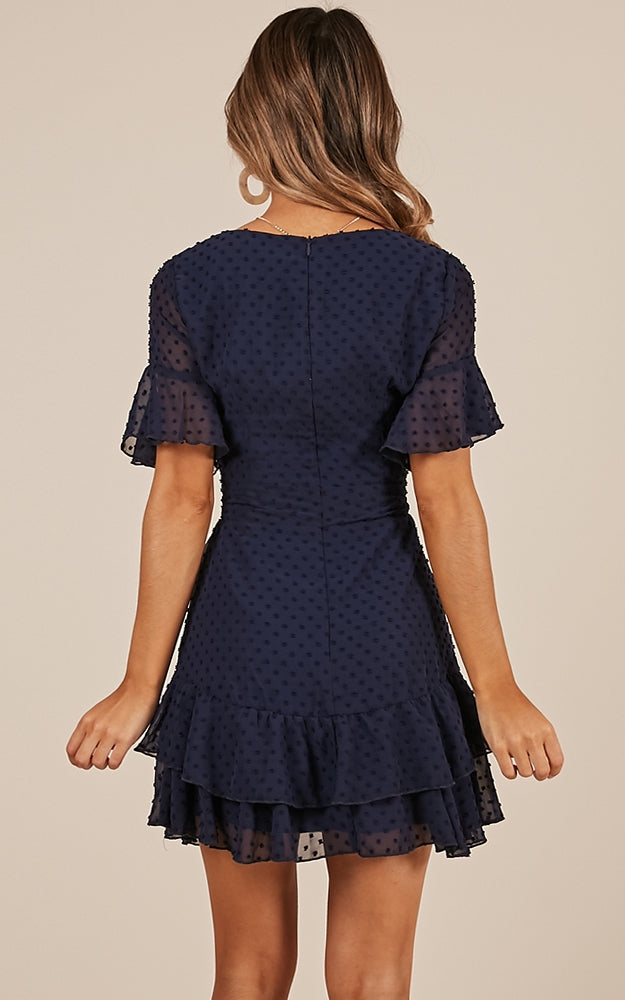 Know What You Want Dress In Navy