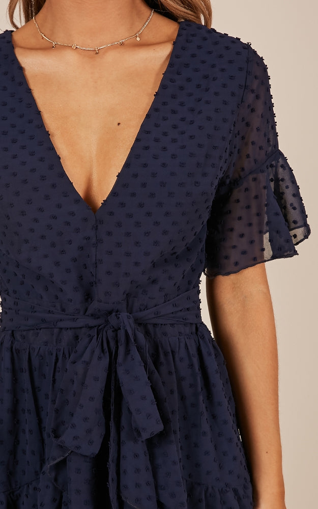 Know What You Want Dress In Navy