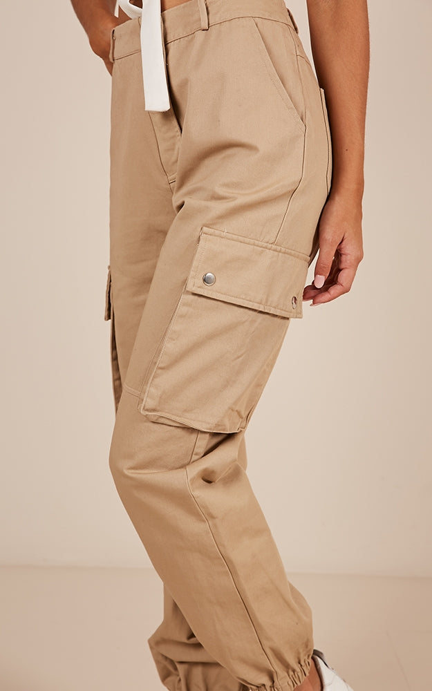 Bangin Pants In Beige