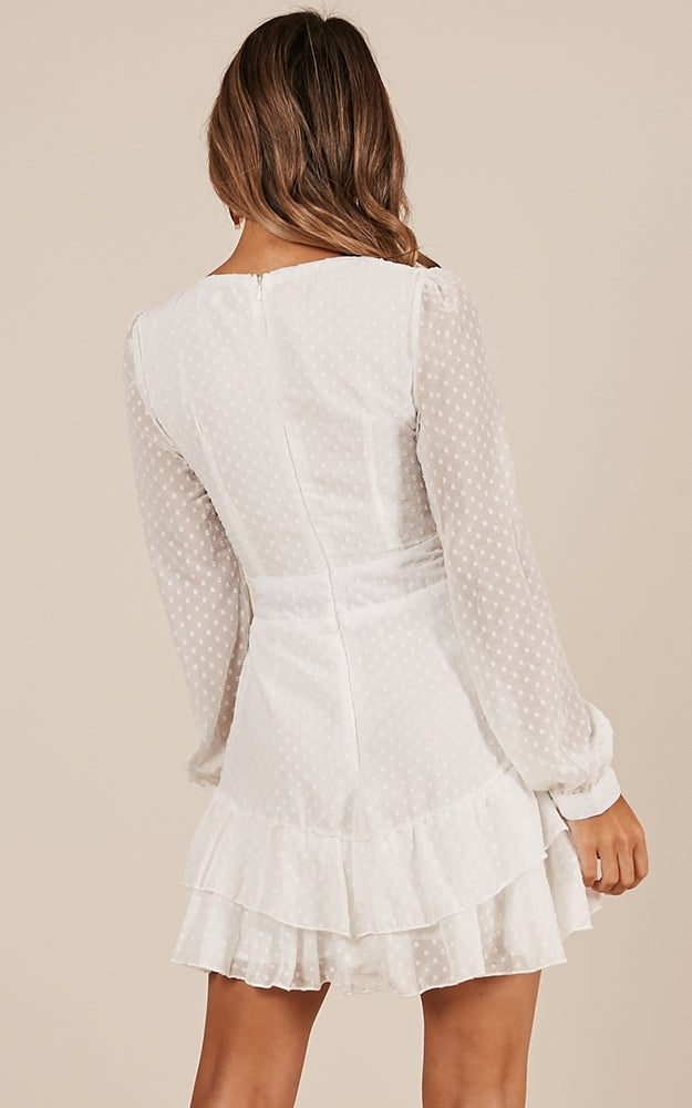 For A Rainy Day Dress In White