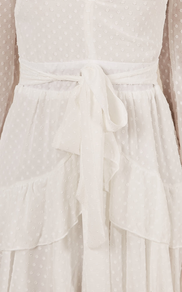 For A Rainy Day Dress In White