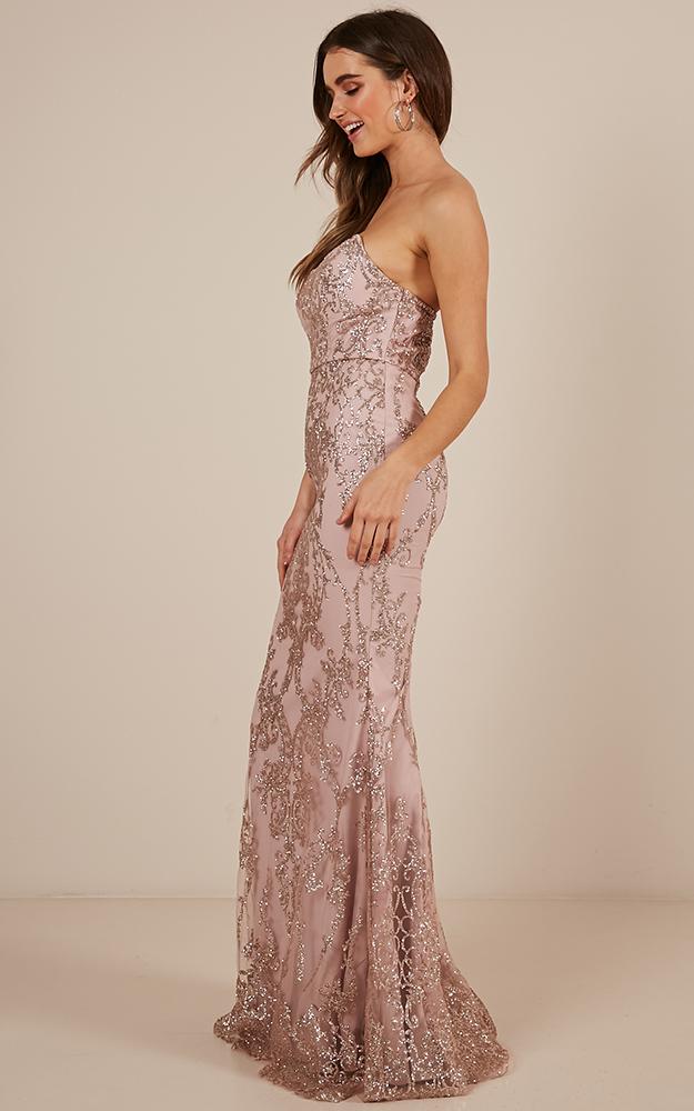 Lose Your Smile Dress In Pink Sparkle