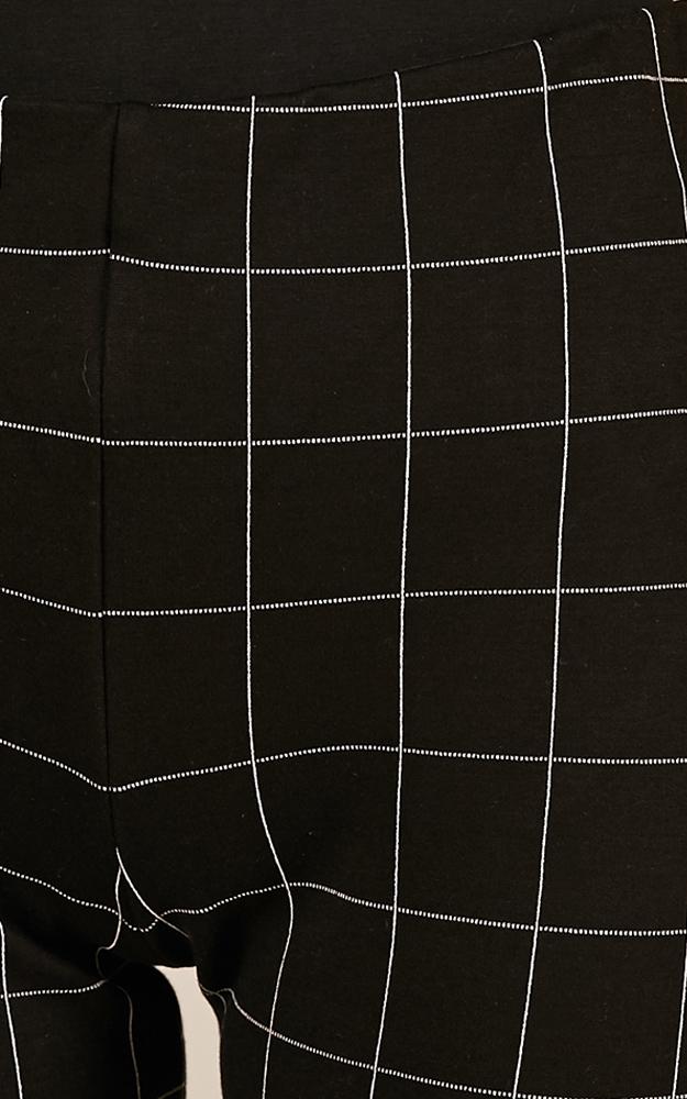 In The Rhythm Pants In Black Check
