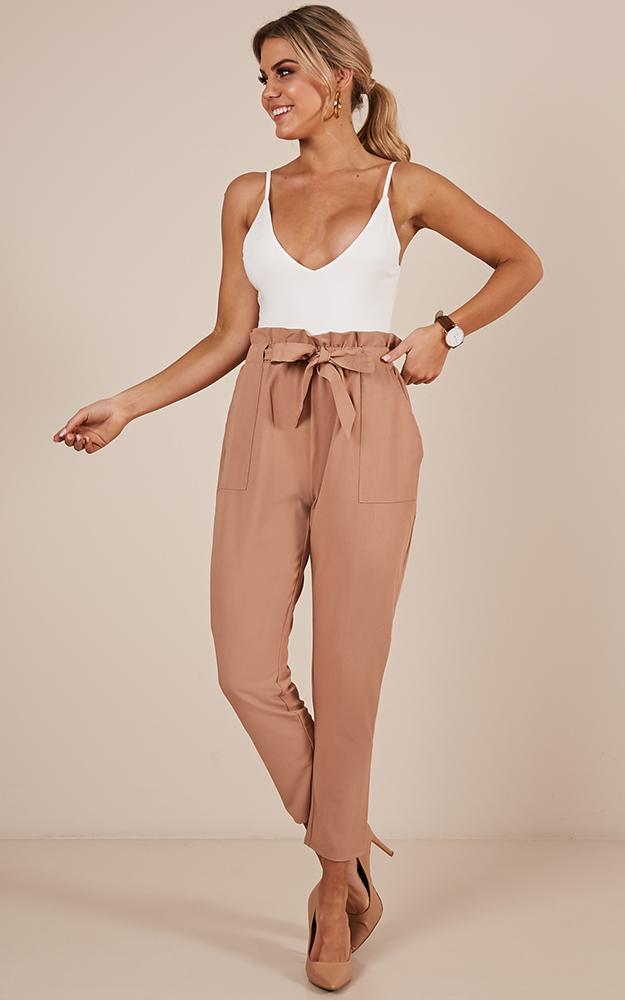 Work Up Pants in Camel