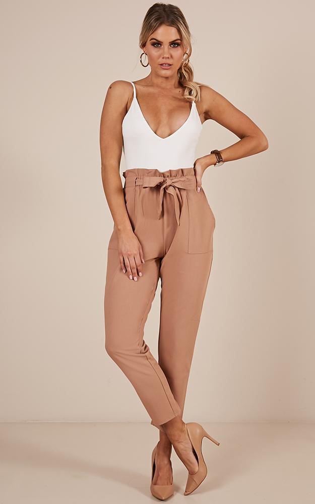 Work Up Pants in Camel