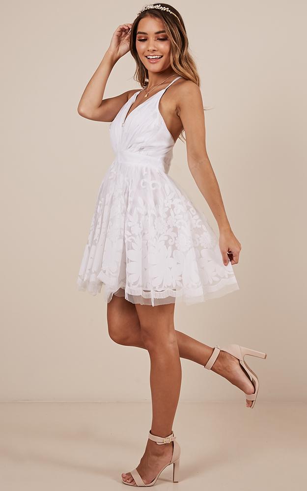 Moon Beam Dress In White