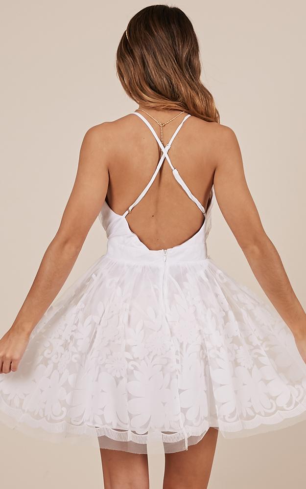Moon Beam Dress In White