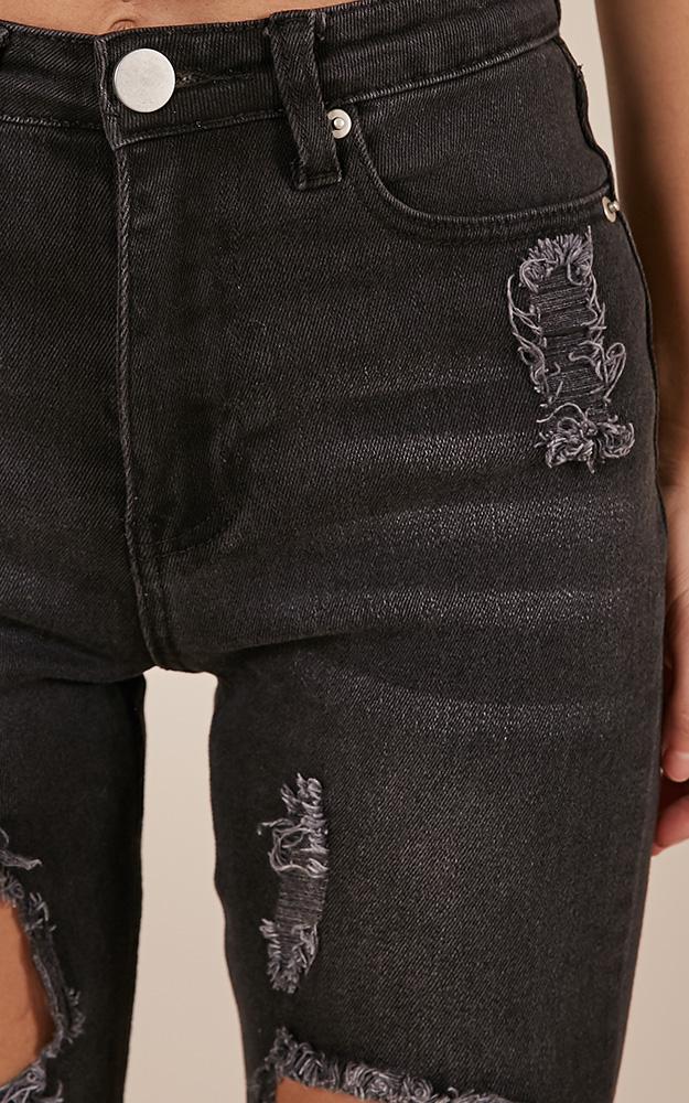 Georgia Jeans in Black Denim