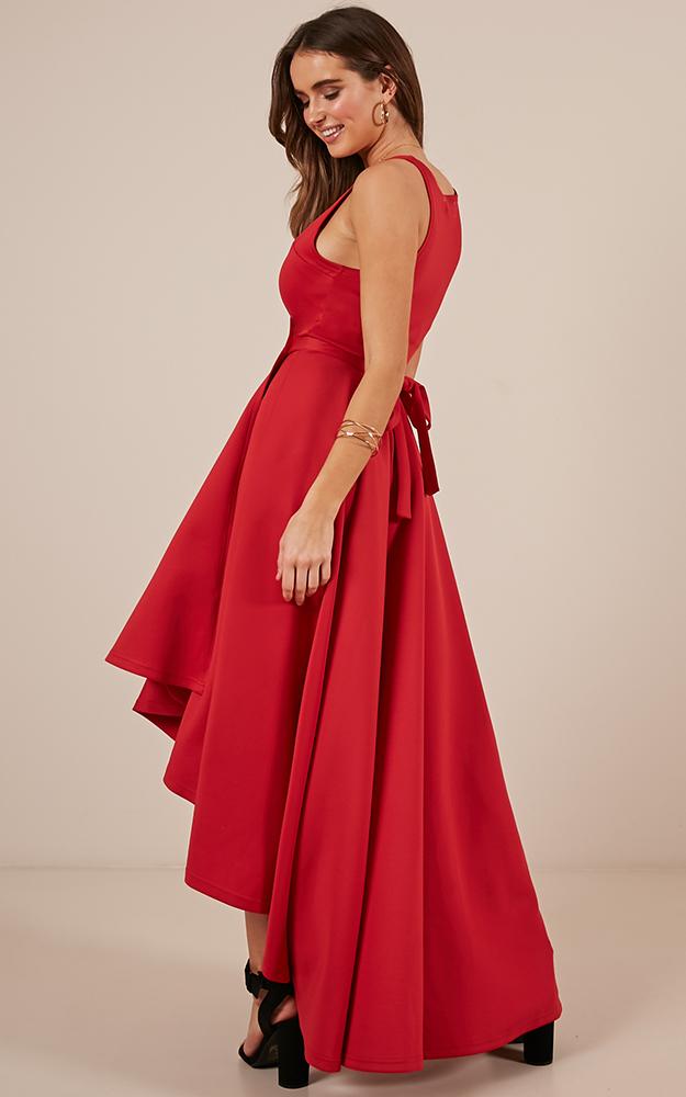 Magic Dancer Dress In Red