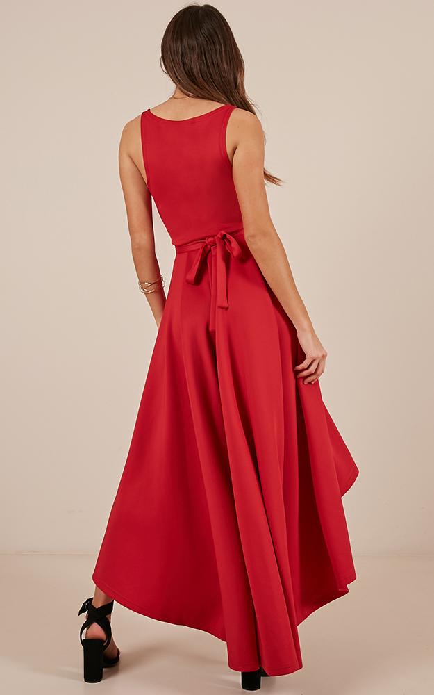 Magic Dancer Dress In Red