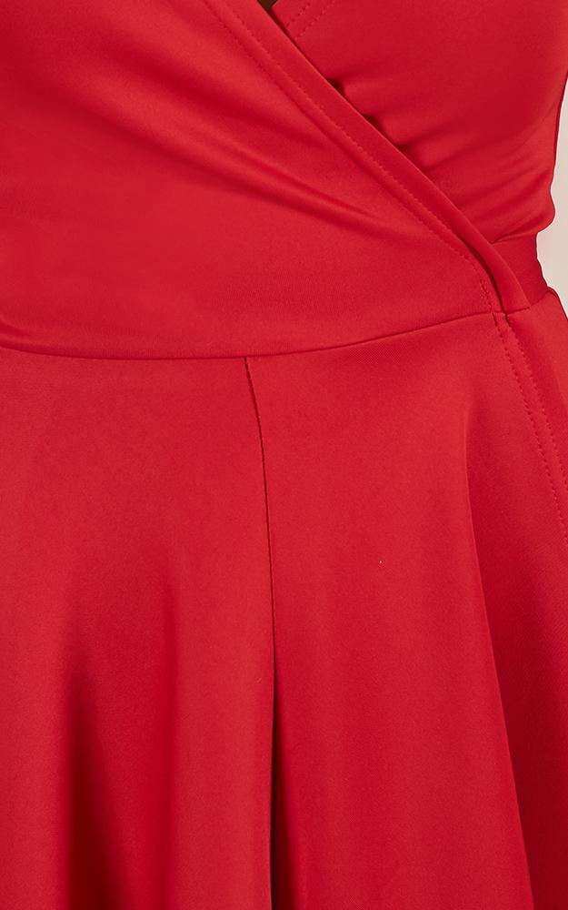 Magic Dancer Dress In Red