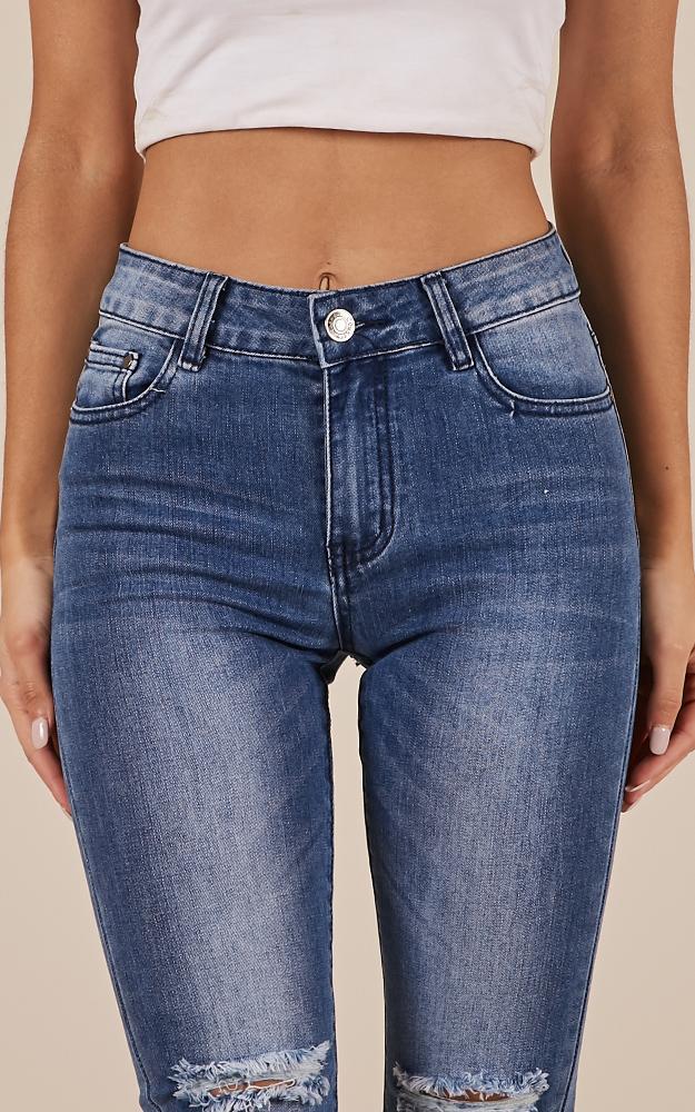 Paige Jeans in mid wash denim