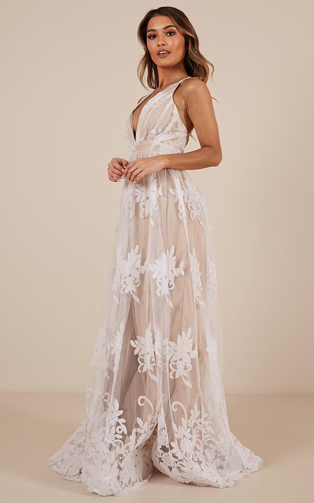 Promenade Maxi Dress in White