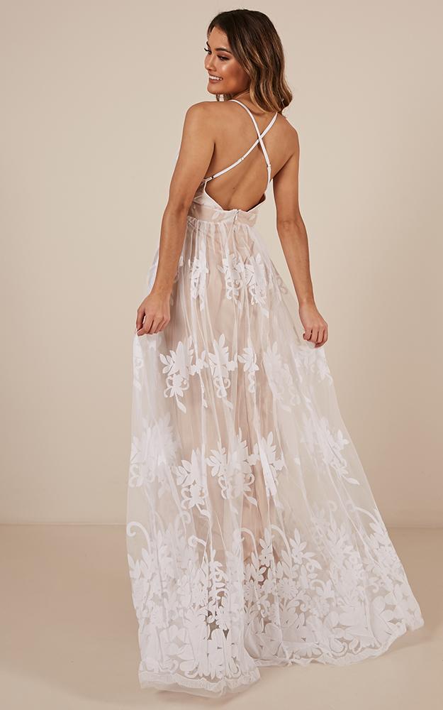 Promenade Maxi Dress in White