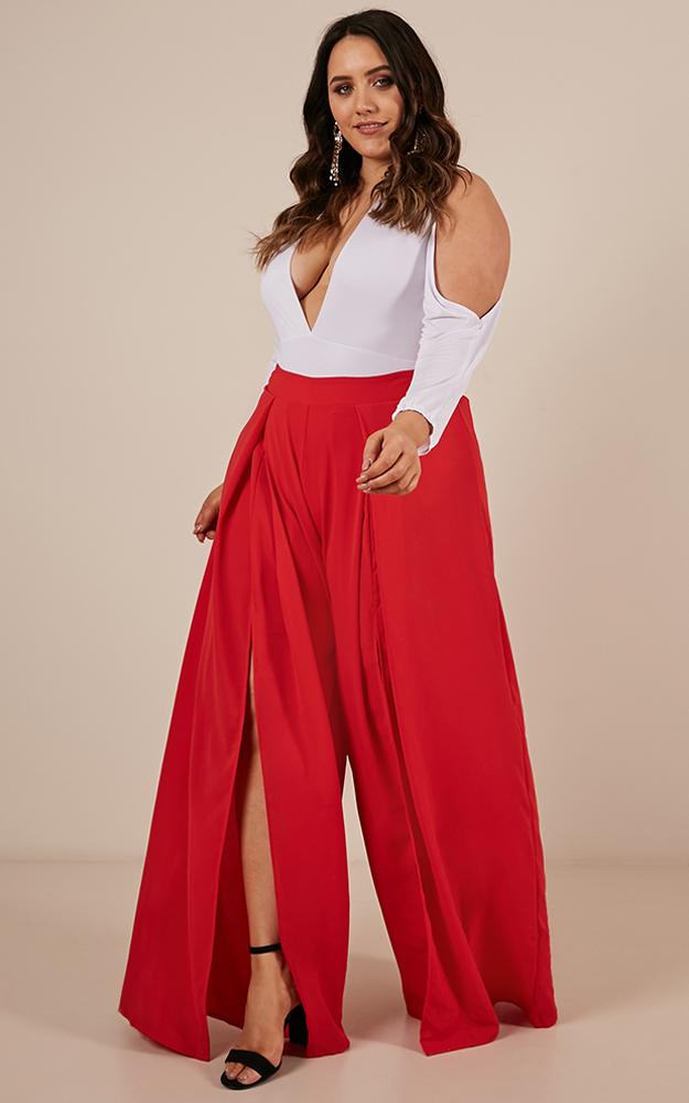 Boy Meets Girl Bodysuit In White