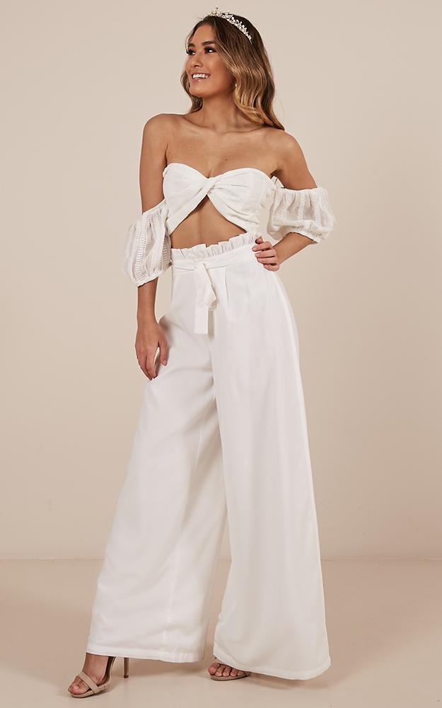 Real Feels Pants In White