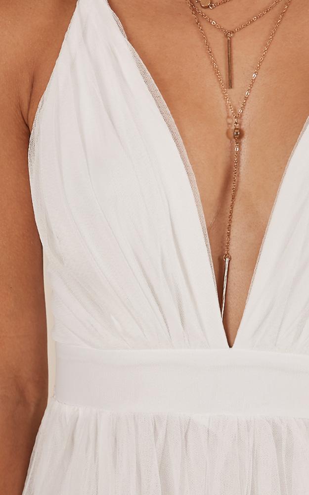 Celebrate Tonight Maxi Dress In White