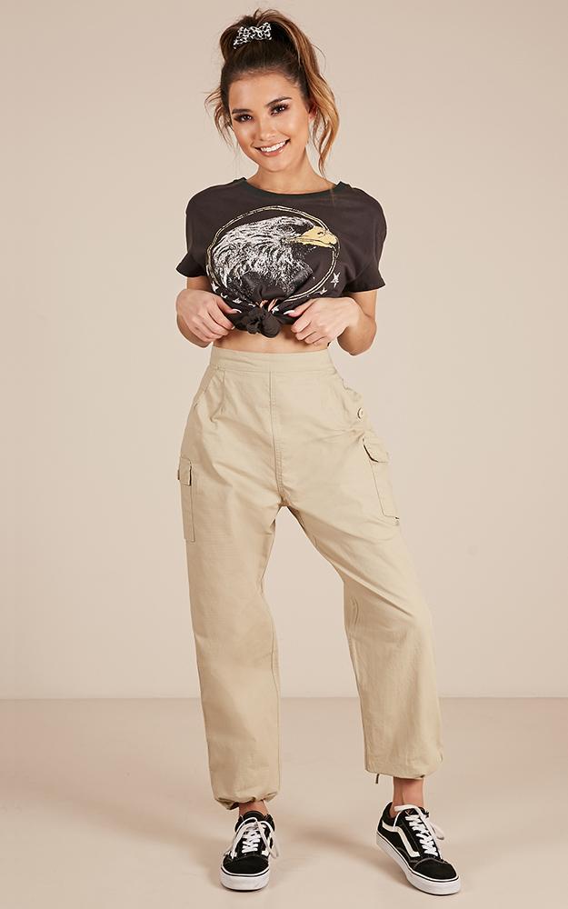Wind Down Relaxed Pants In Beige