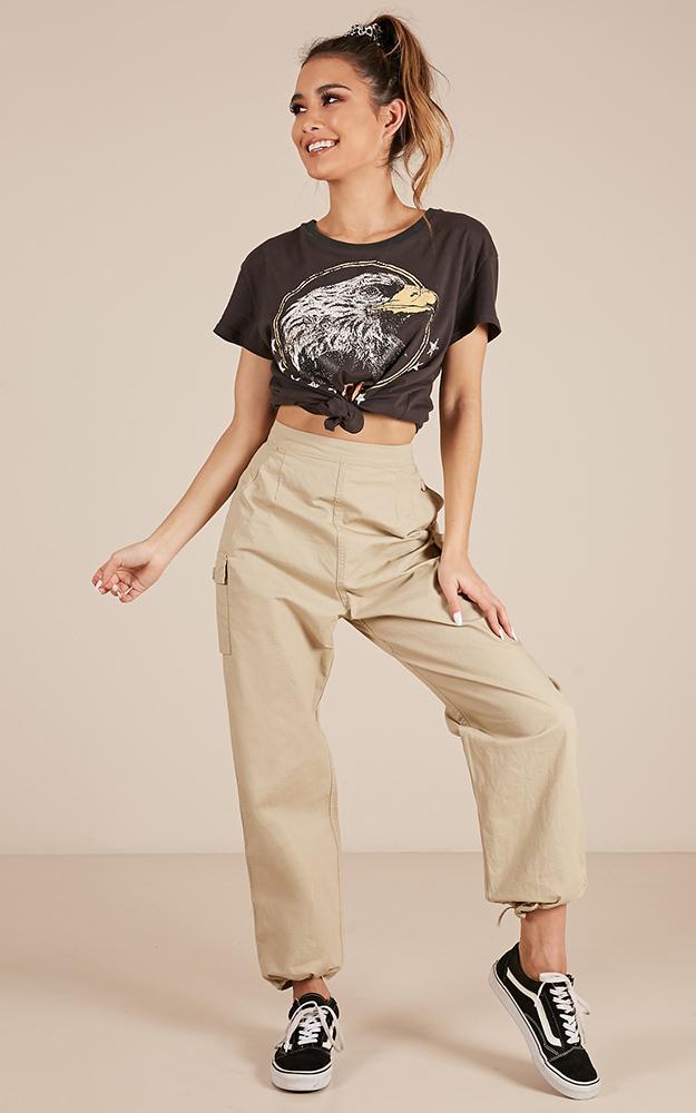 Wind Down Relaxed Pants In Beige