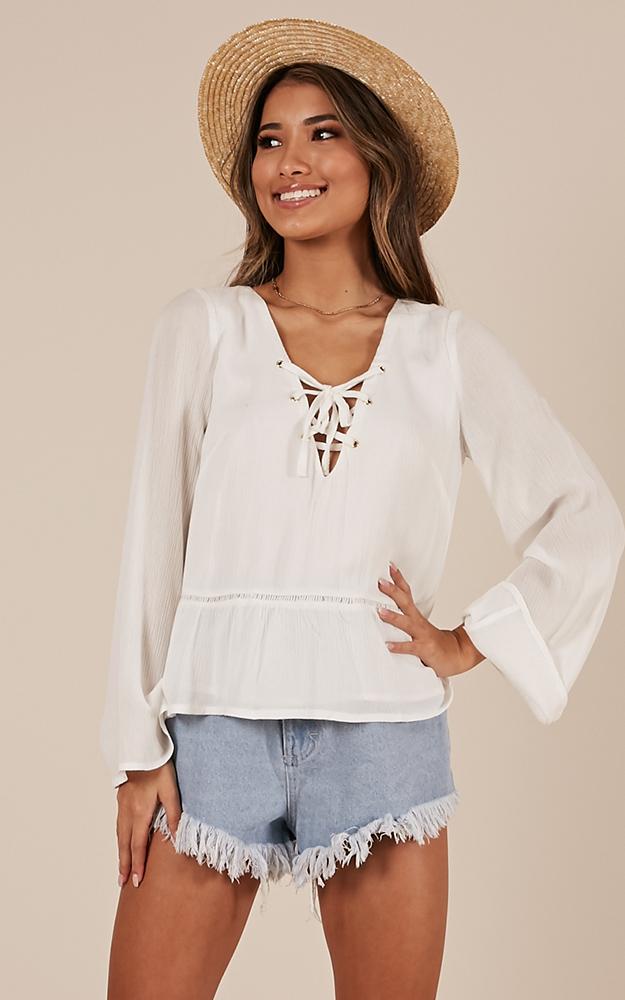 Relight My Fire Top In White
