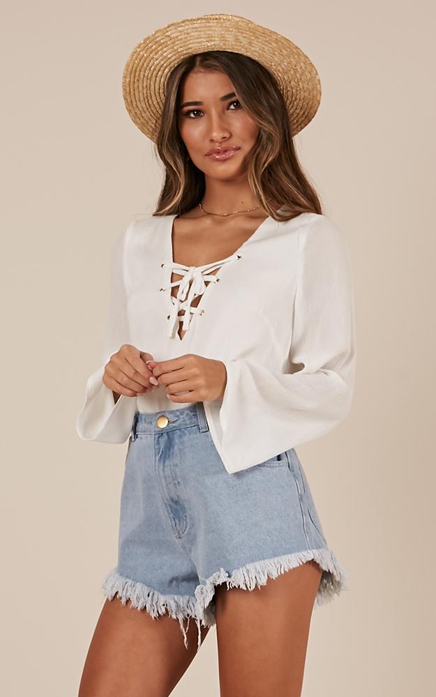 Relight My Fire Top In White