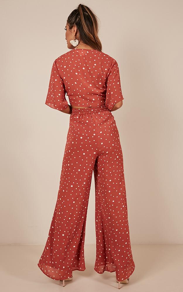 Let It Happen Pants In Rust Spot