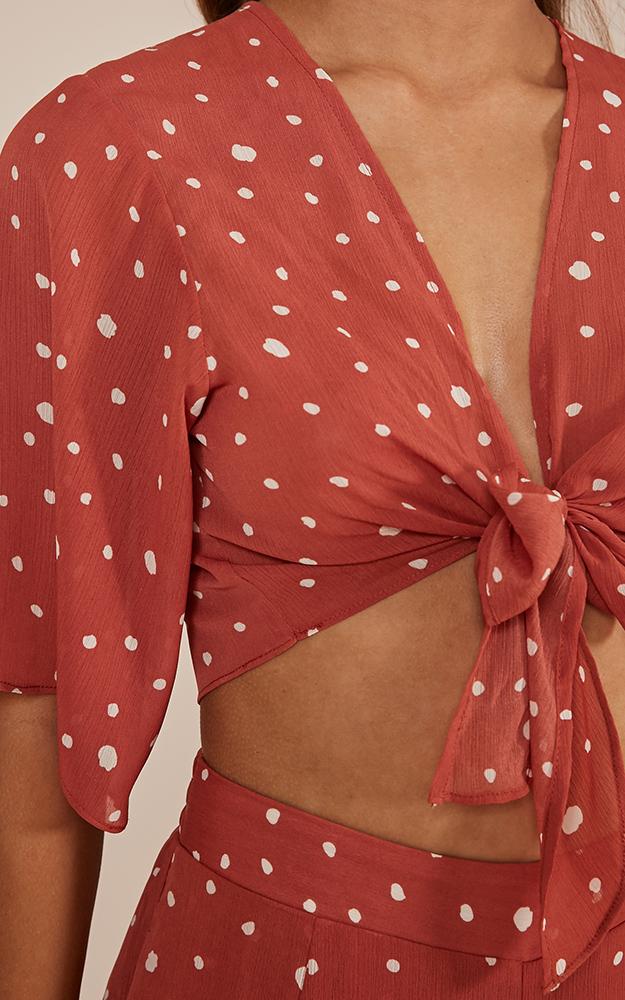 Let It Happen Pants In Rust Spot