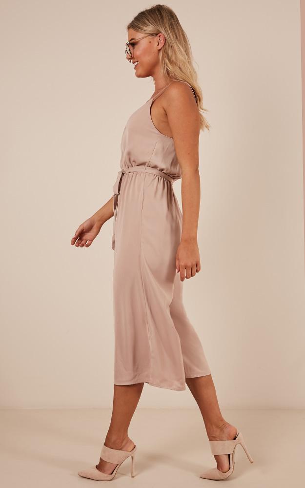 After Hours Jumpsuit In Mocha